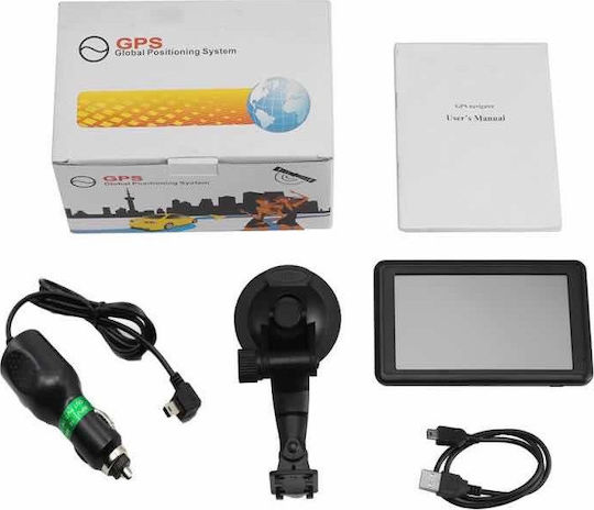 Clever Συσκευή Πλοήγησης GPS με Οθόνη 5" USB & Card Slot