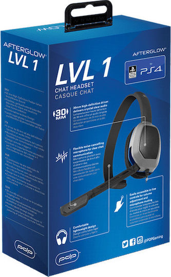 PDP LVL 1 Wired PS4 On Ear Gaming Headset με σύνδεση 3.5mm