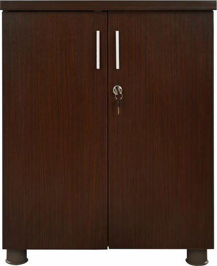 Cabinet de Birou Lemnos cu încuietoare Wenge 60x46x75cm