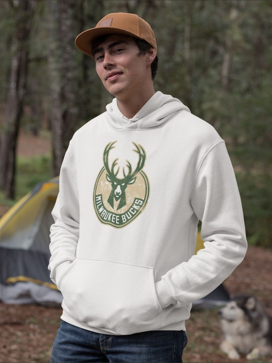 Milwaukee Bucks Hoodie (Replica) - GREY MELANGE