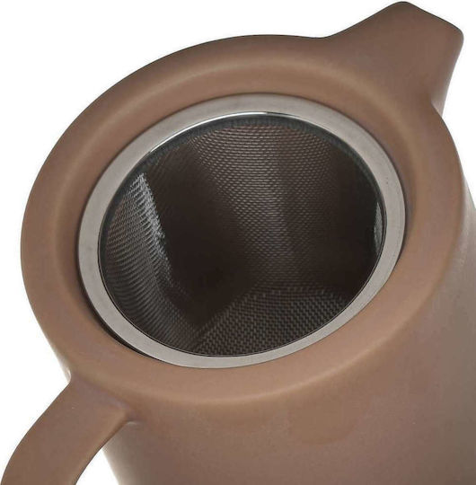 Click Tea Set with Mug and Filter Ceramic Pink 2 Pieces