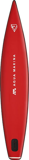 Aqua Marina Race 12'6'' Aufblasbar SUP Board mit Länge 3.81m Rot