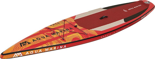 Aqua Marina Race 12'6'' Aufblasbar SUP Board mit Länge 3.81m Rot