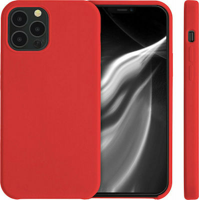 KWmobile Silicone Back Cover Red (iPhone 12 / 12 Pro)