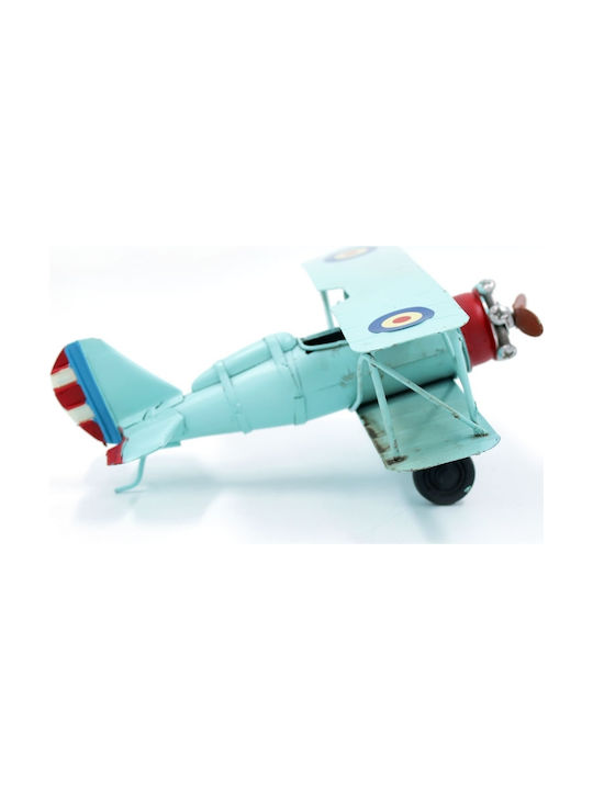 SP Souliotis Avion Decorativ Metalic 16x16x7cm 1buc
