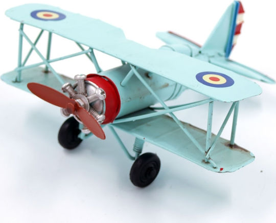 SP Souliotis Avion Decorativ Metalic 16x16x7cm 1buc