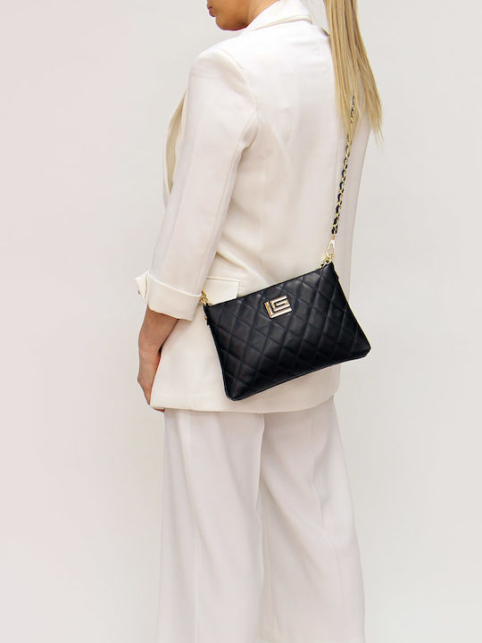 Evening Leather Women's Bag Handbag Black