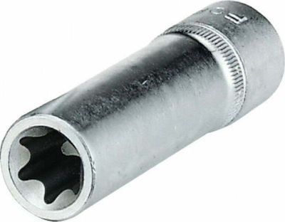 Force Socket Torx Long with Square Drive 1/2" Size E18