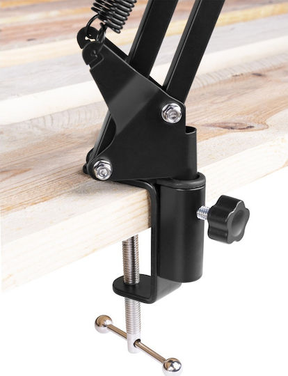 Vonyx CMS300 Set Condenser Microphone USB Desktop, Shock Mounted for Vocals in White Color