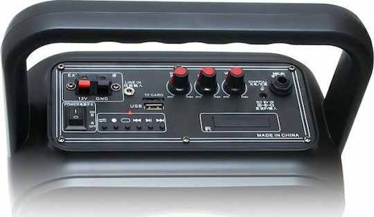 Blow Karaoke-Lautsprecher mit Kabellosem Mikrofon und Lichteffekten BT800 30-350# Schwarz