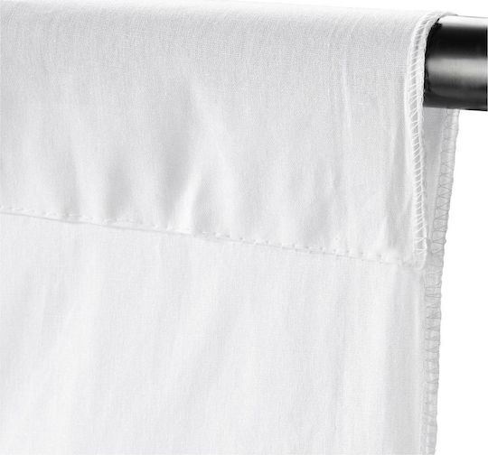Walimex Cloth Background 2.85x6m Photography Backdrop Fabric 285x600cm White