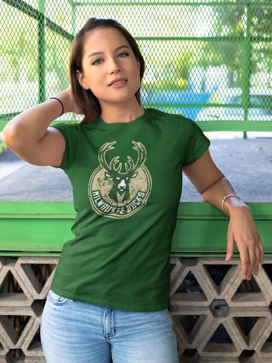 Milwaukee Bucks W T-Shirt (Replik) - GREY MELANGE