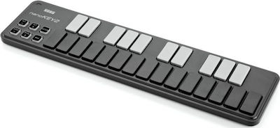 Korg Midi Keyboard NanoKEY 2 με 25 Πλήκτρα σε Μαύρο Χρώμα