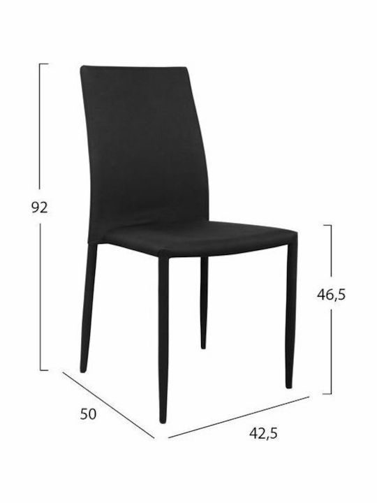 Τραπέζι Κουζίνας με 4 Καρέκλες 90x90εκ.