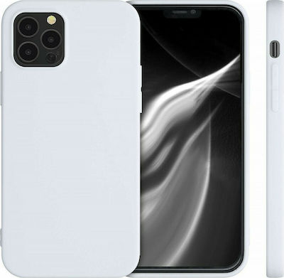 KWmobile Silicone Back Cover White (iPhone 12 / 12 Pro)