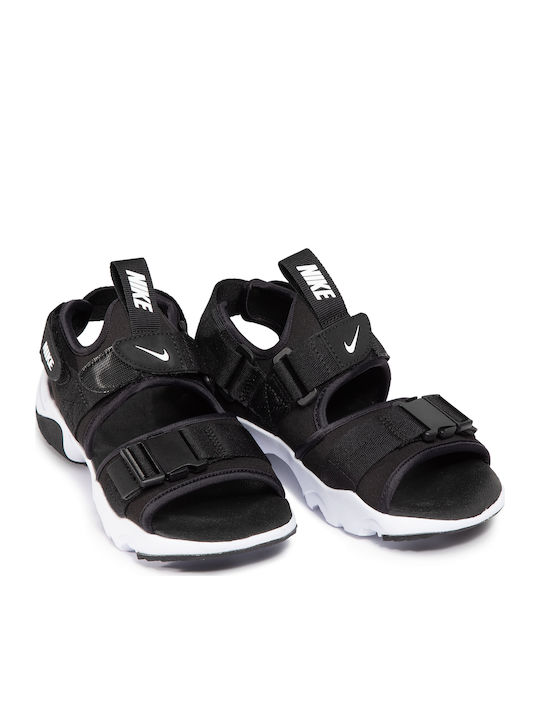 Canyon Women's Flat Sandals Sporty in Black Color