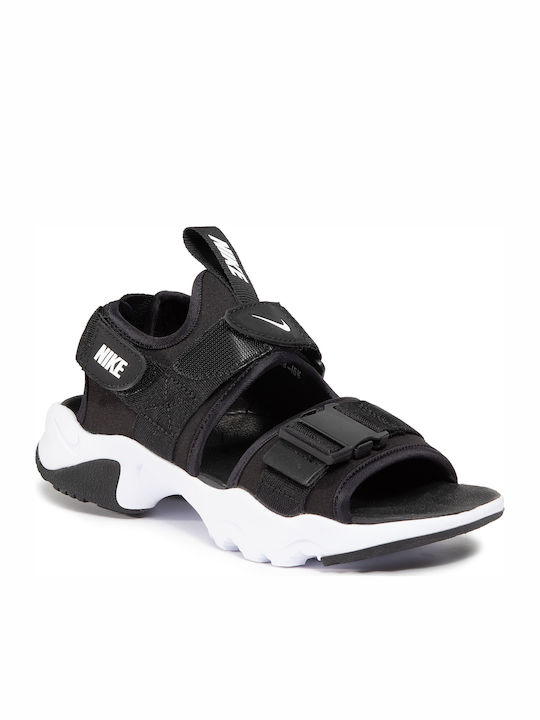 Canyon Women's Flat Sandals Sporty in Black Color