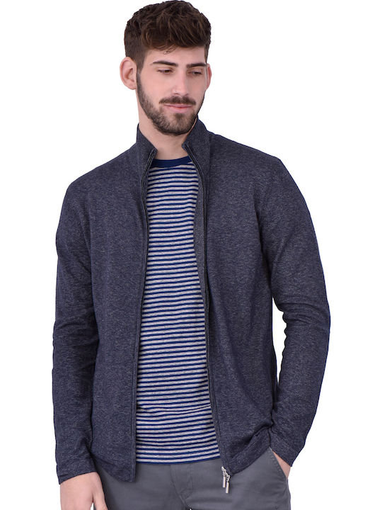 Herren Strickjacke Marineblau
