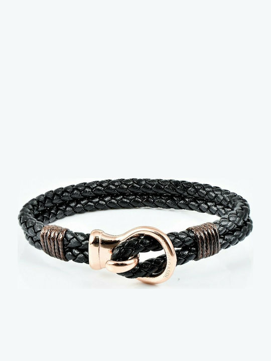 U.S. Polo Assn. Ανδρικό Βραχιόλι Δερμάτινο