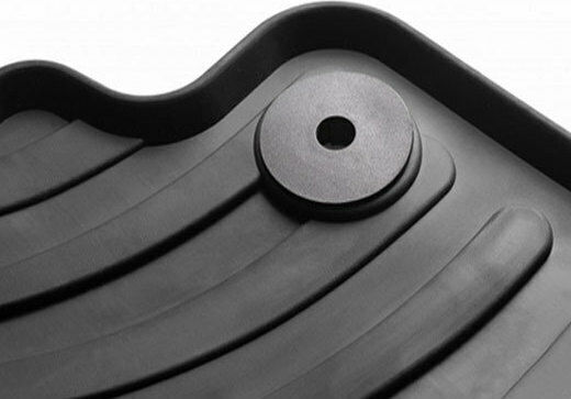 Gledring Set of Front and Rear Mats 4pcs for Mazda CX-7 2007 Black