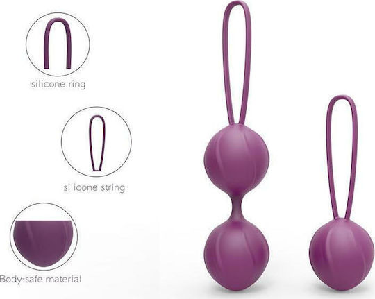 Engily Ross Kelly Kegel Balls Silicone Κολπικές Μπάλες Μωβ