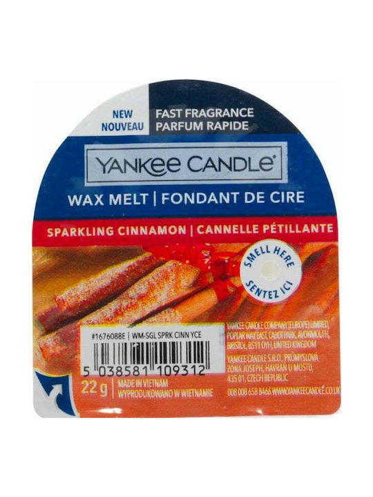 Yankee Candle Fragrance Wax Melt with Fragrance Cinnamon Stick 1pcs 22gr