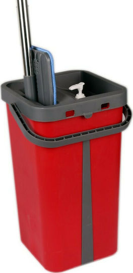 Cenocco Self-Cleaning Spin Parquet Mop with Microfibers CC-9077-RED