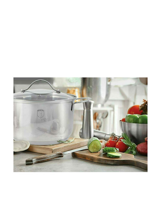 Berlinger Haus Silver Jewellery Collection Stainless Steel Stockpot 7.6lt / 26cm