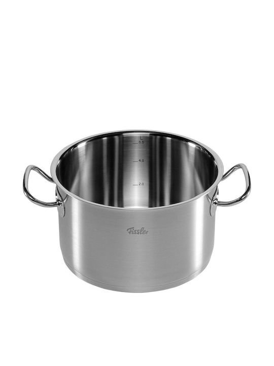 Fissler Original Profi Βαθιά Ανοξείδωτη Κατσαρόλα 6.3lt / 24cm