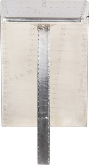 Домашно бюро Aviator Дървено Сребърен 112x50x76бр