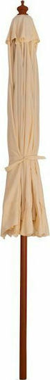 Wooden Beige Parasol Wooden Beige Parasol