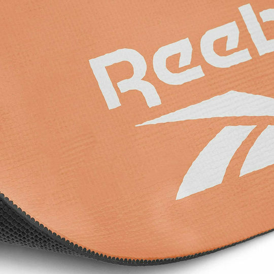 Reebok Double Sided Στρώμα Γυμναστικής Yoga Μαύρο με Ιμάντα Μεταφοράς (173x61x0.6cm)