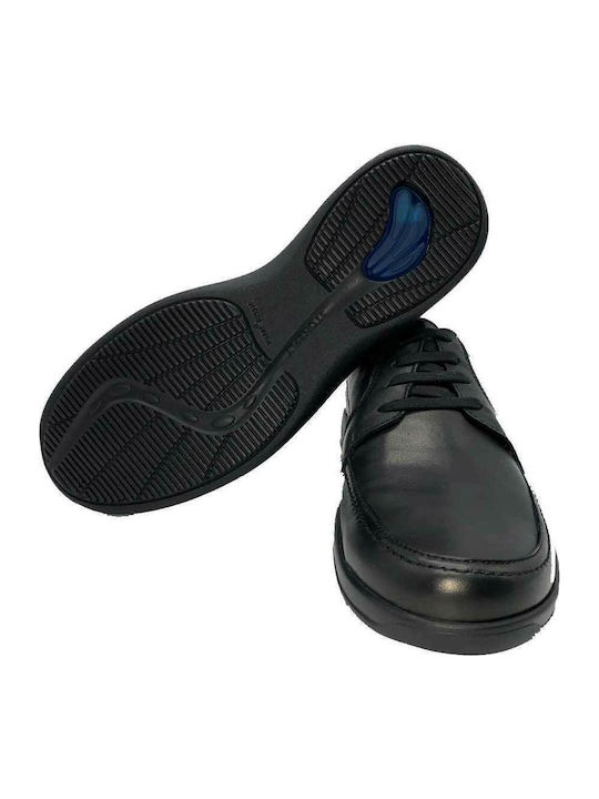 Season III Leder Herren Freizeitschuhe Anatomisch Schwarz