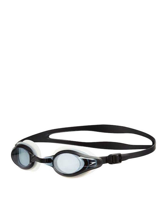 Speedo Mariner Supreme 11317-B972 Swimming Goggles Adults with Anti-fog Lenses Black Black 8-11317-B972