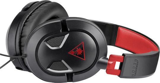 Turtle Beach Recon 50 Über Ohr Gaming-Headset mit Verbindung 3,5mm Black/Red