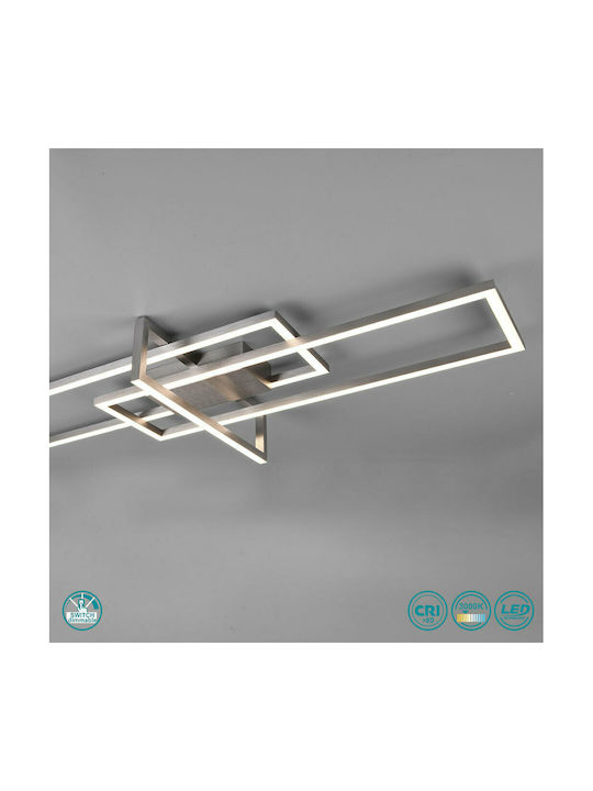 Trio Lighting Salinas Plafonieră de Tavan 100buc Argintiu cu LED Integrat