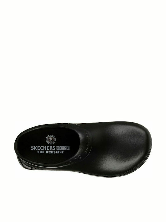 Skechers Work Oswald Clara Women's Anatomic Clogs Black