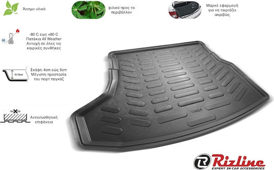 Rizline Trunk Mat for Opel Grandland X 2017 Black