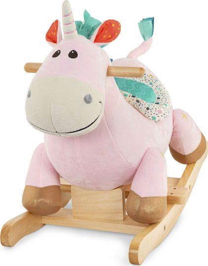 B.Toys Fabric Rocking Toy Unicorn for 18+ months Pink