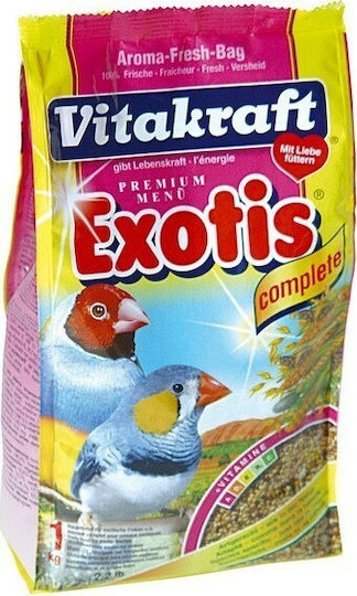 Vitakraft Menu Premium Futter für Exotisch für exotische Vögel mit Honig 500gr