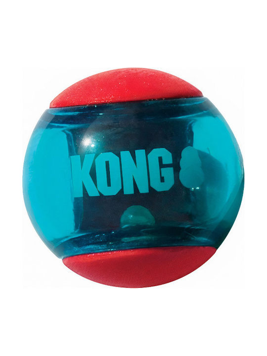 Kong Squeezz Action Dog Toy Ball Small Red 6.5cm 3pcs 80887