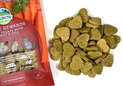 Oxbow Simple Rewards Baked Treat with Carrot for Guinea Pig, Rabbit and Hamster 56gr