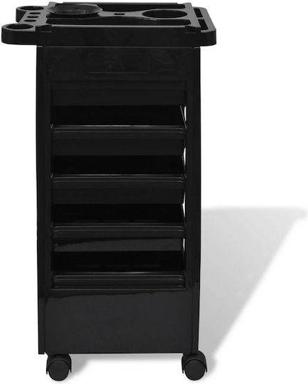 vidaXL Hair Salon Maintenance Cart with 5 Drawers 32x49x82.5cm