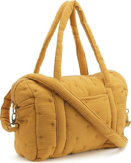 La Redoute Interieurs Shoulder/Hand Diaper Bag Yellow 29cm.