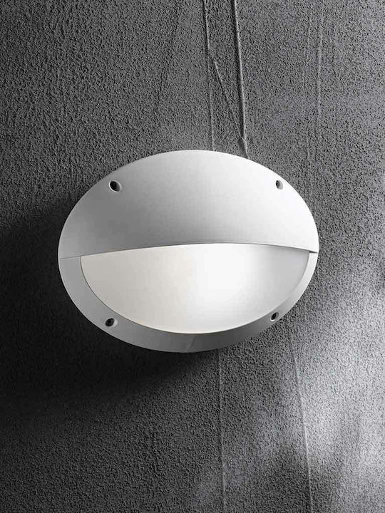 Ideal Lux Maddi Стенен Външен Плафон E27 IP66 33x23x9εκ.
