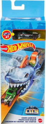 Hot Wheels City Θηρία Εκτοξευτές Rennstrecke für 4++ Jahre (Verschiedene Designs) 1Stück