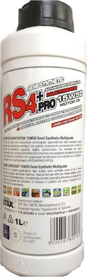 Motor Oil Stax RS4+ Pro Ημισυνθετικό Λάδι Μοτοσυκλέτας για Τετράχρονους Κινητήρες 15W-50 1lt