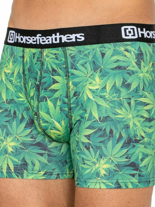 Sidney Herren Boxershorts Grün mit Mustern 1Packung