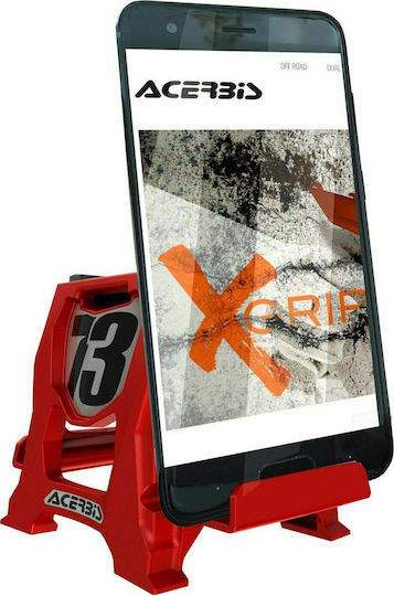 Acerbis Mini 711 Desk Stand for Mobile Phone in Red Colour