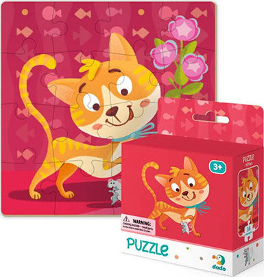 Παιδικό Puzzle Cat για 3+ Ετών 16pcs Dodo